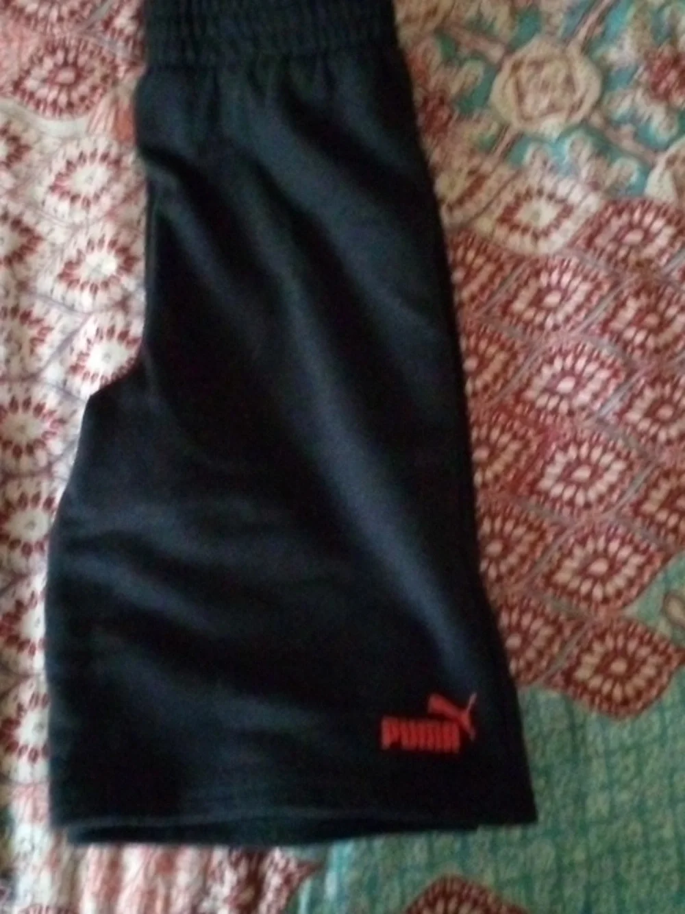 Puma Red and Black Athletic Tee with Matching Shorts And Hat - Picture 4 of 6